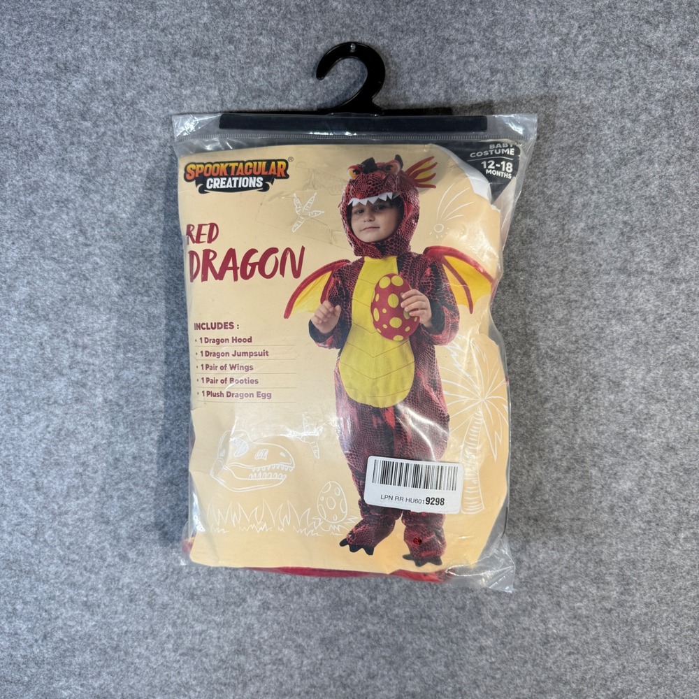 Spooktacular Creations Red‎ Dragon Costume Baby 12-18 Months Halloween Cosplay